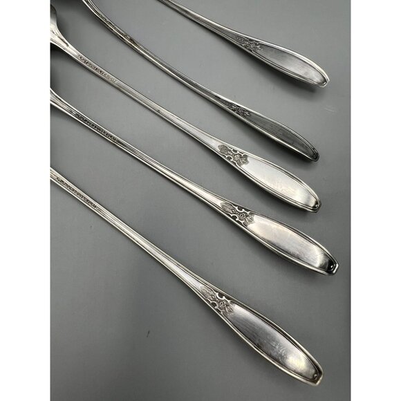 5 Lady Doris AI Silver Plate Ice Tea Spoons PRINCESS 7 in Arnold Palmer Mixer - Picture 8 of 16